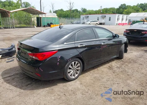 2014 Hyundai Sonata Limited from USA, damaged, VIN 5NPEC4AC9EH884804